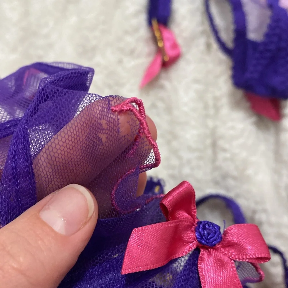 LORNA PURPLE PINK… TEAR IN TULLE - Picture 4 of 5